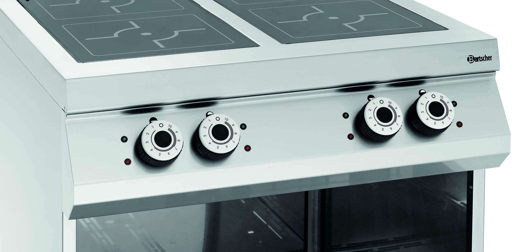 Bartscher Induktionsherd 4FL OU 900 Steuerung
