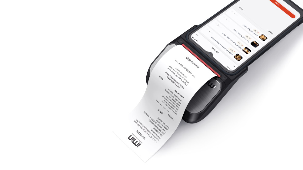 Druckeraufsatz für iMin Swift 1 Druck