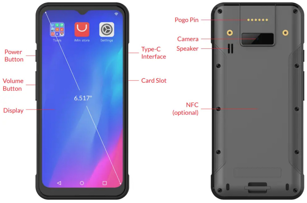 Handheld Terminal iMin Swift 1 Feature