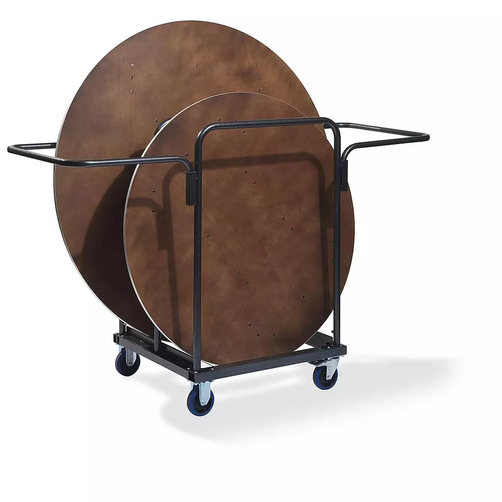 Transportwagen - Bankettische, rund