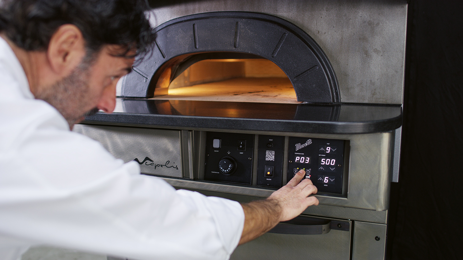 Moretti Forni Pizzaofen Neapolis 6-G Bedienung