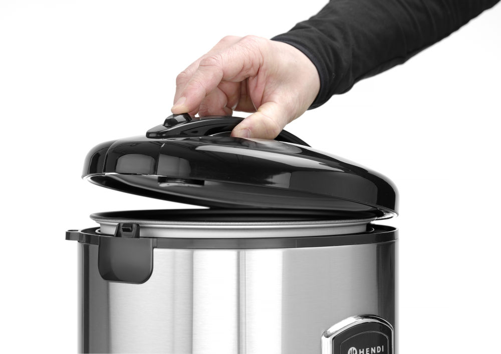 HENDI Reiskocher mit Dampfgarfunktion