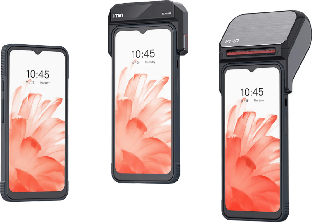 Handheld Terminal iMin Swift 1 - optionaler Druck- und Scan-Aufsatz