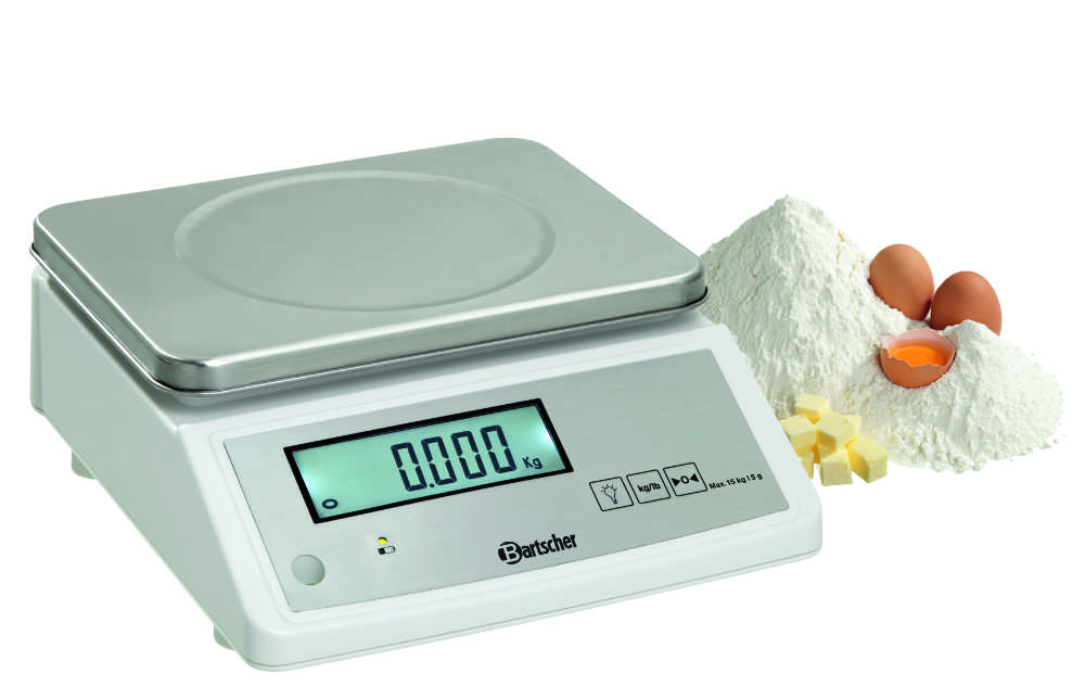 Bartscher Küchenwaage 15kg/5g Anwendung