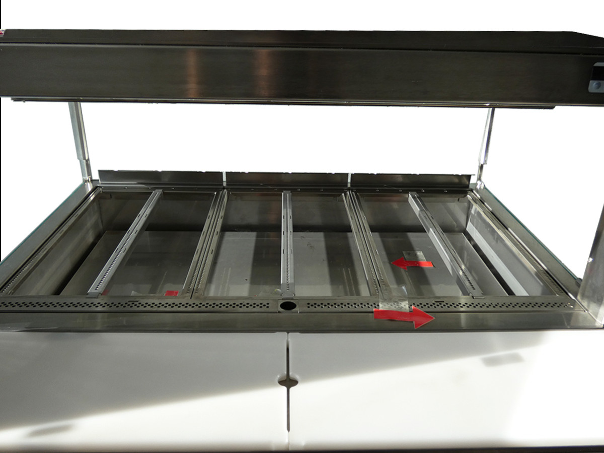 Einbauwärmevitrine BASIC E-112-45 - Slide in
