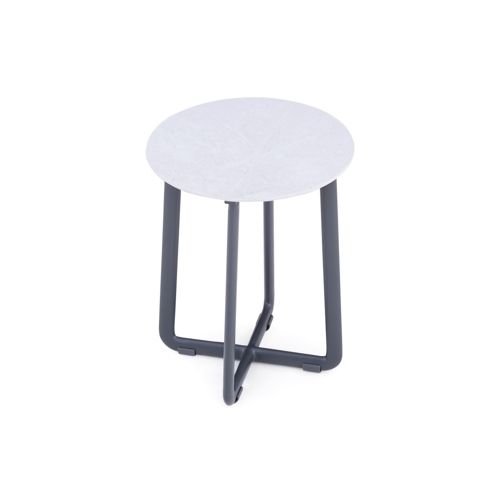 Fellow Aluminium-Lounge-Set Anthrazit-Hellgrau