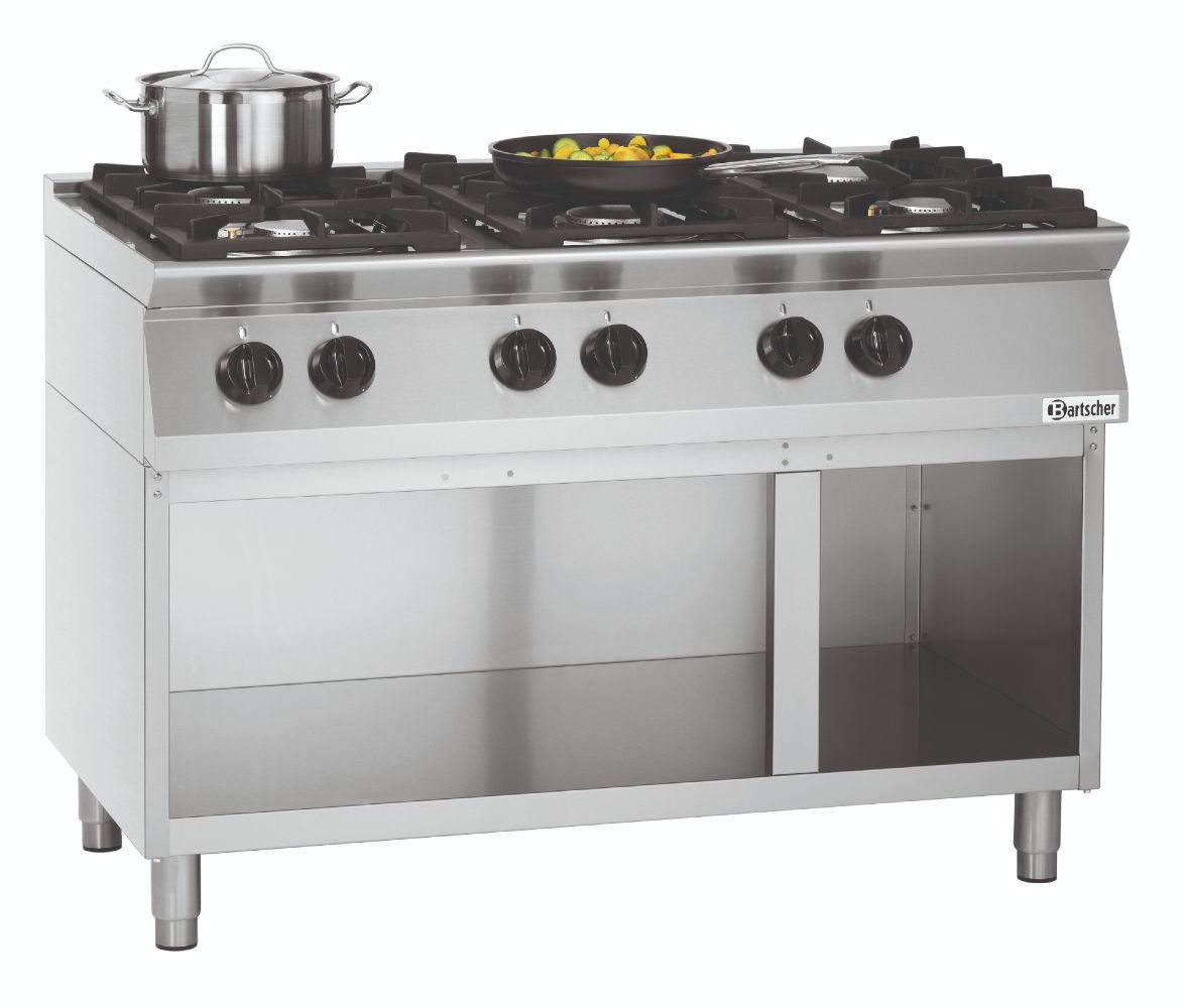 Bartscher Gasherd MFGO 7060 - 6 Flammen Beispiel