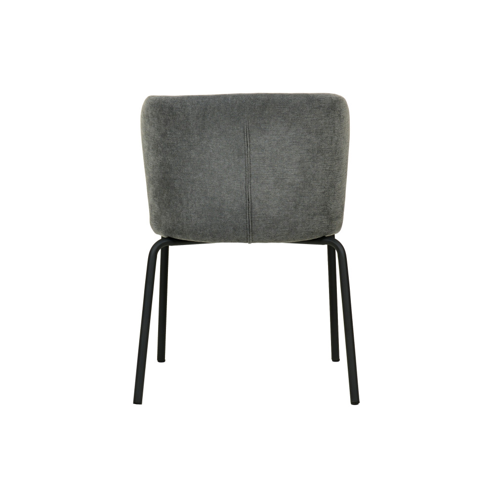 Break Stapelstuhl mit Bezug - Dunkelgrau