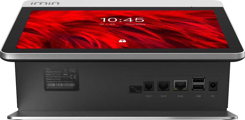 Tablet Kassenterminal iMin Falcon 1 Anschlüsse