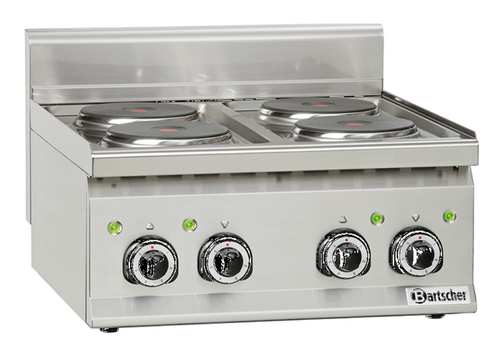 Bartscher Elektroherd 600 4FL - 4 Flammen