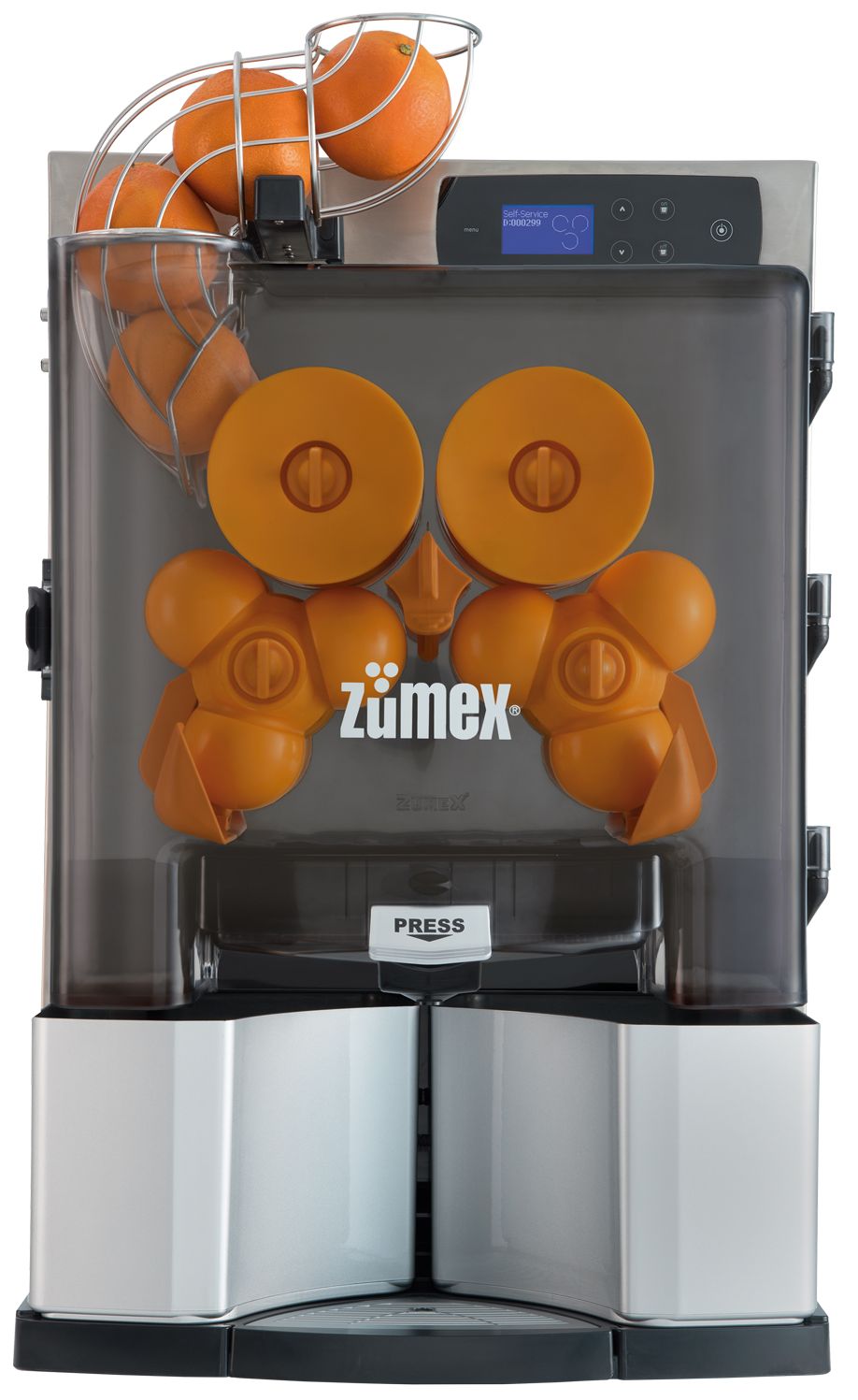 Zumex Saftpresse Essential Pro silber