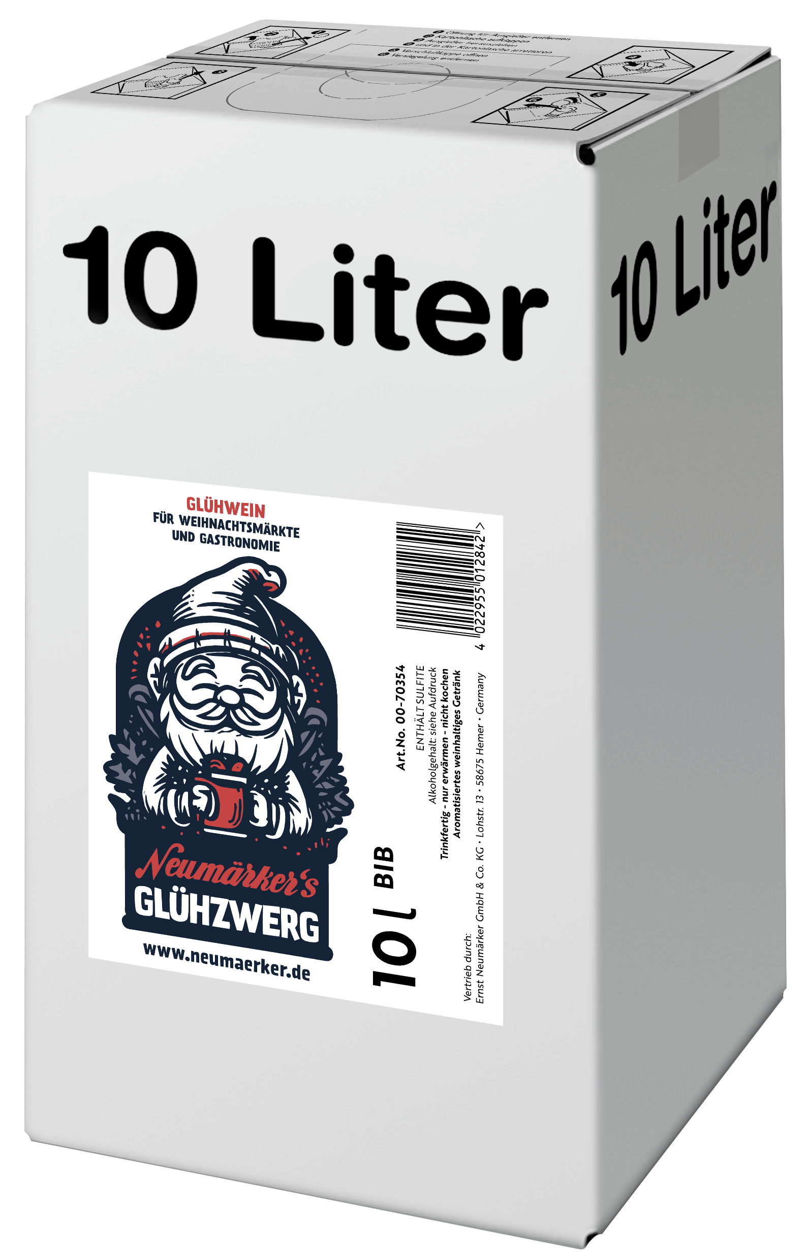 Glühwein Fertigmischung Glühzwerg BIB 10L