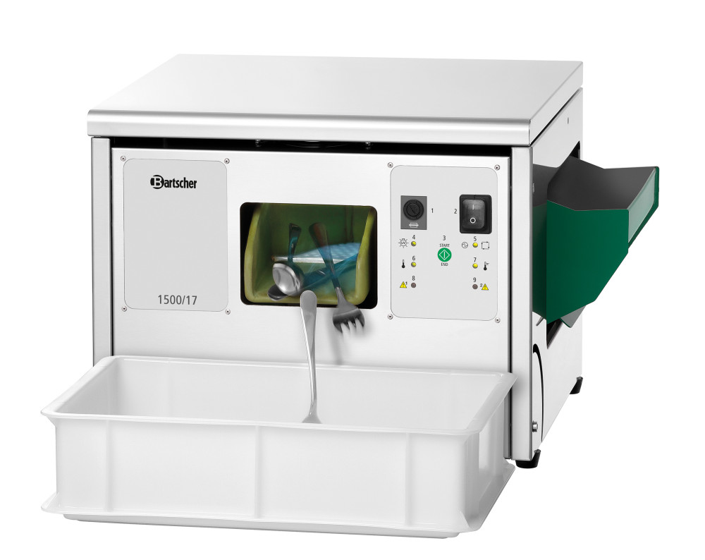 Bartscher Besteckpoliermaschine 1500/17 Besteckeingang