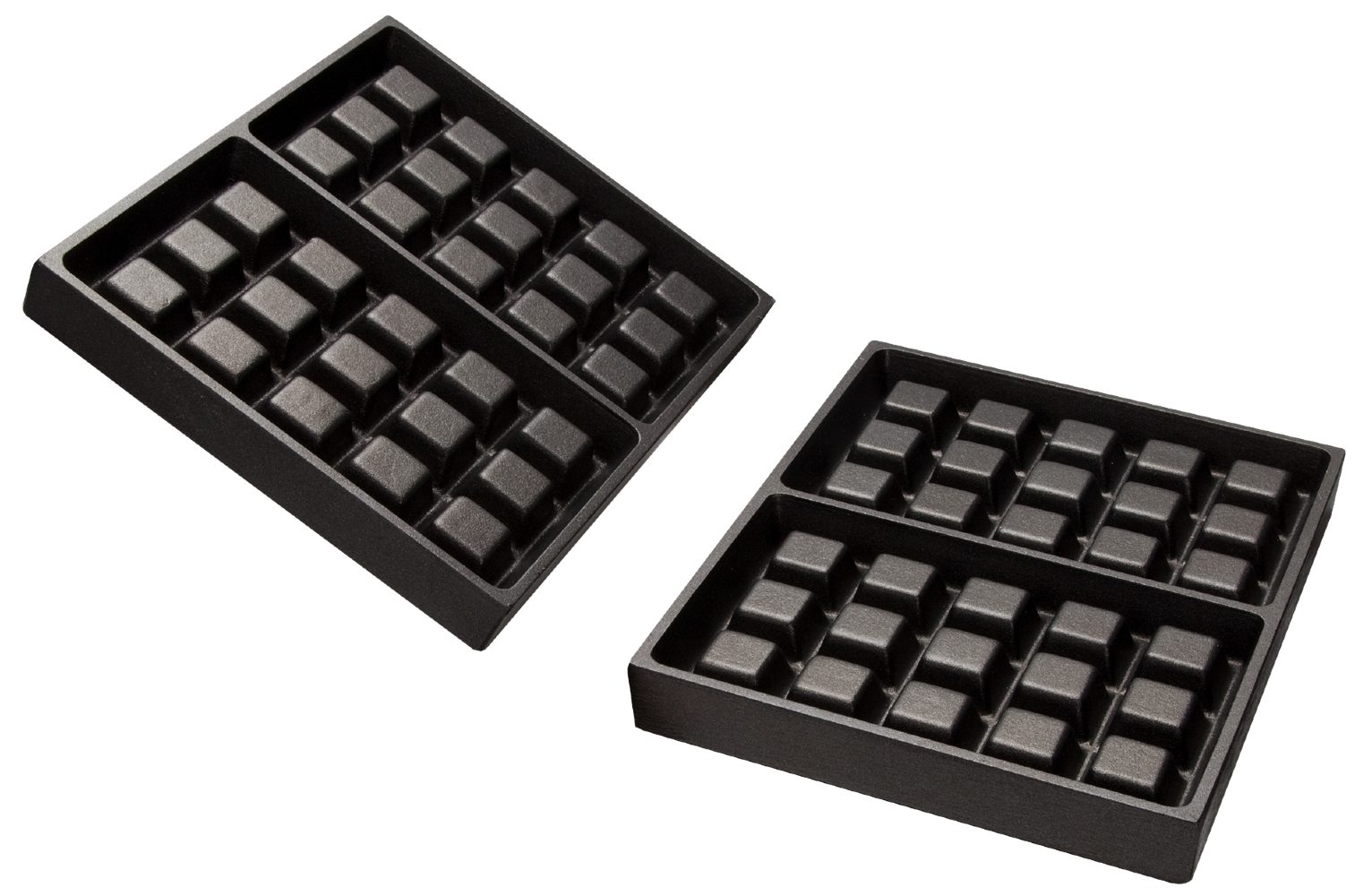 Backplatte Brüsseler Waffel leer