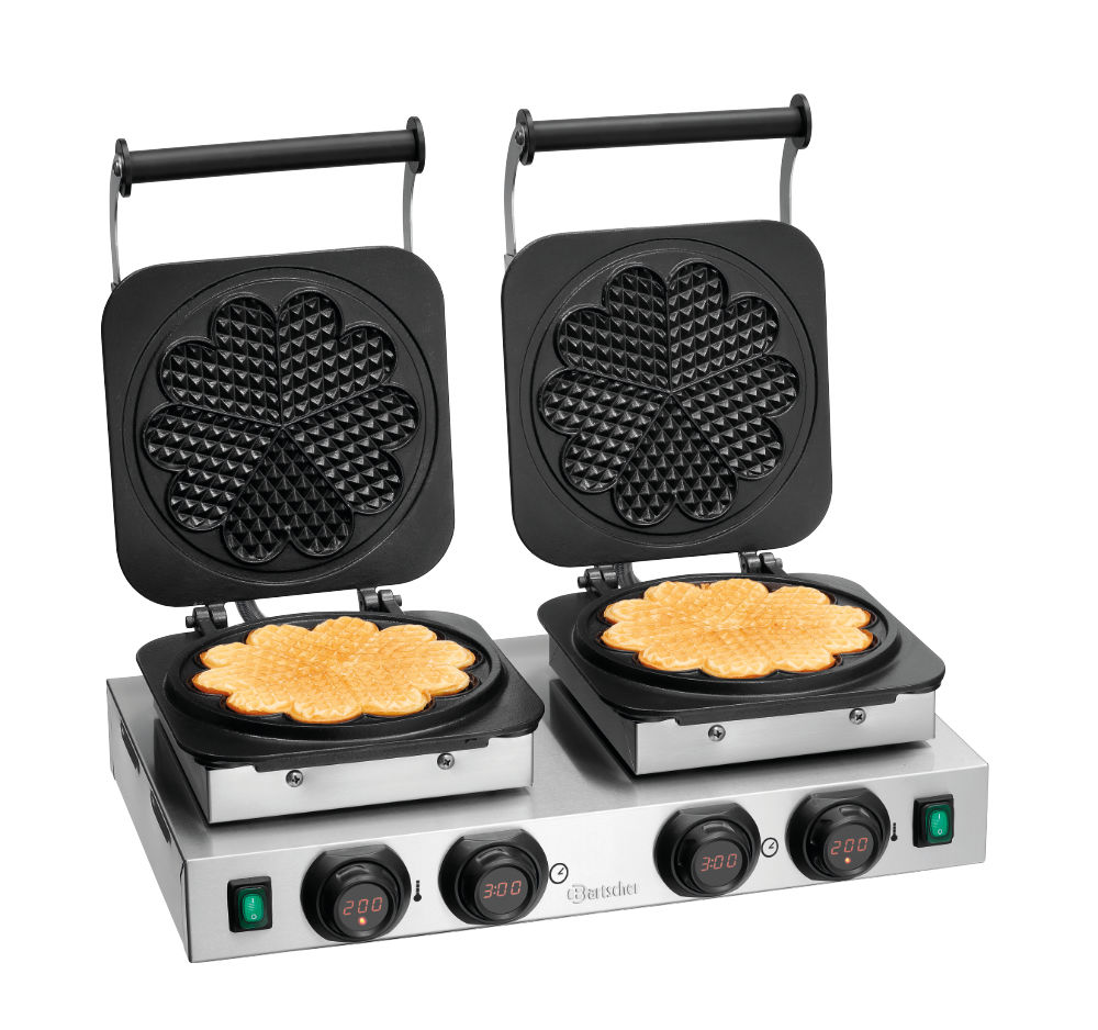 Bartscher Waffeleisen MDI - Herzwaffel II