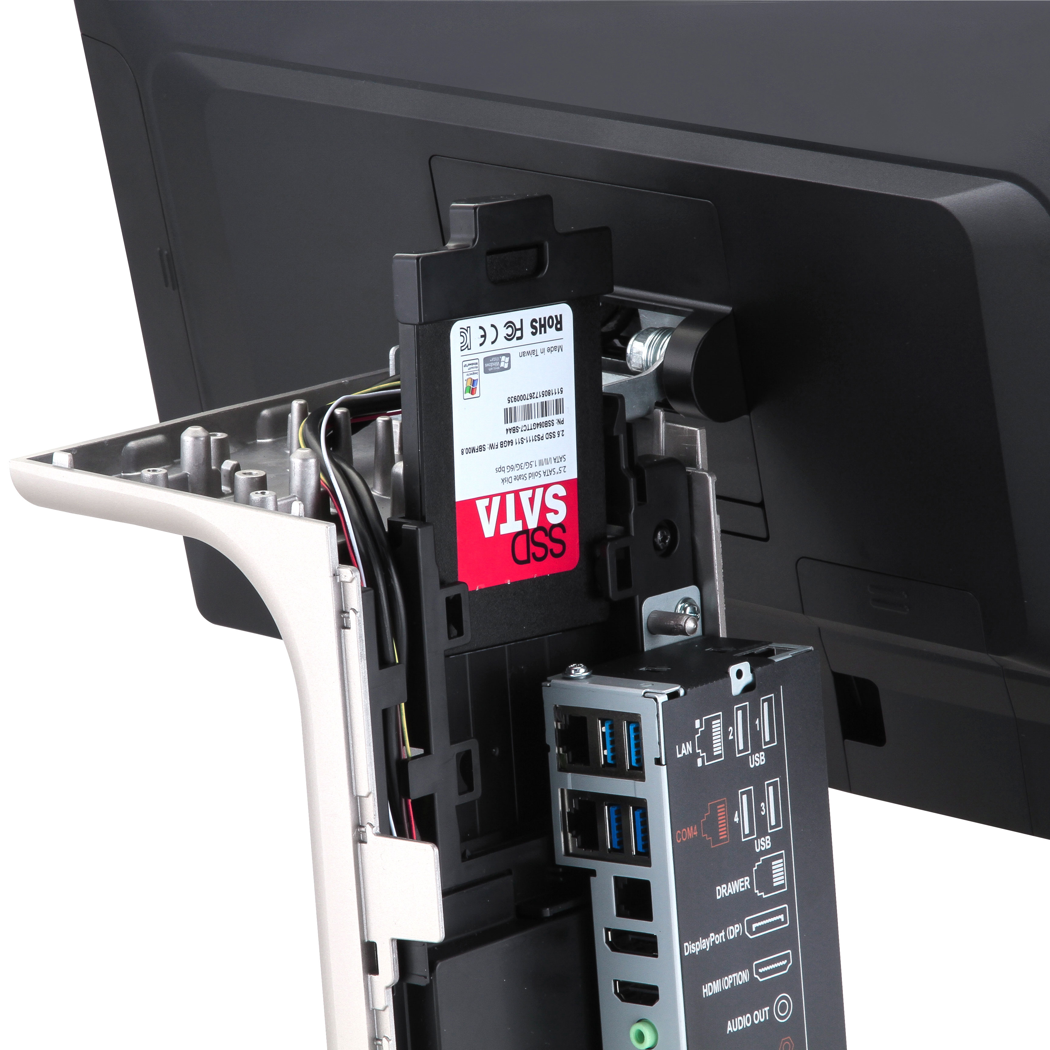 Kassenterminal Forza 116 SSD Montage