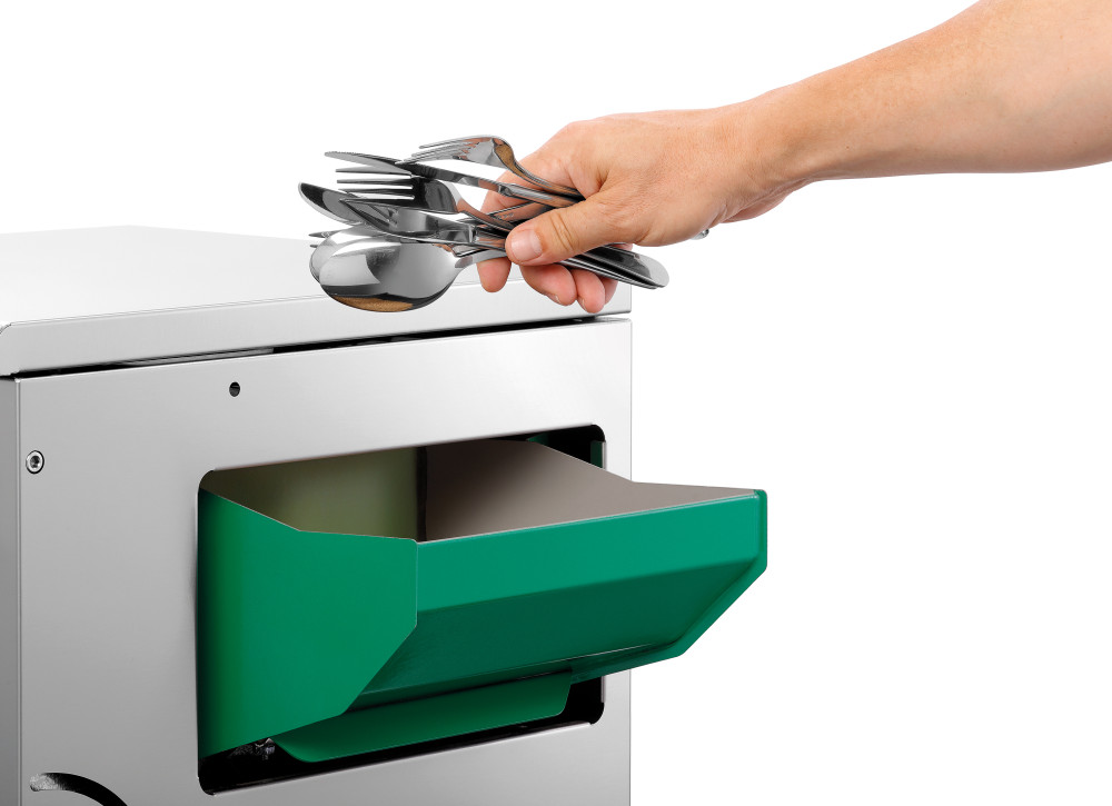 Bartscher Besteckpoliermaschine 1500/17 Einwurf