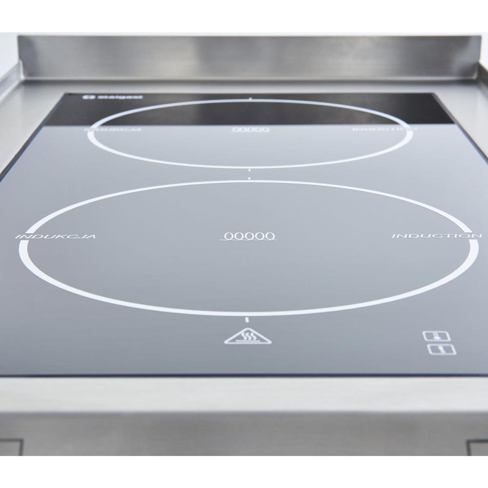 Stalgast Induktionsherd - 2 Kochfelder, Serie 700 ND