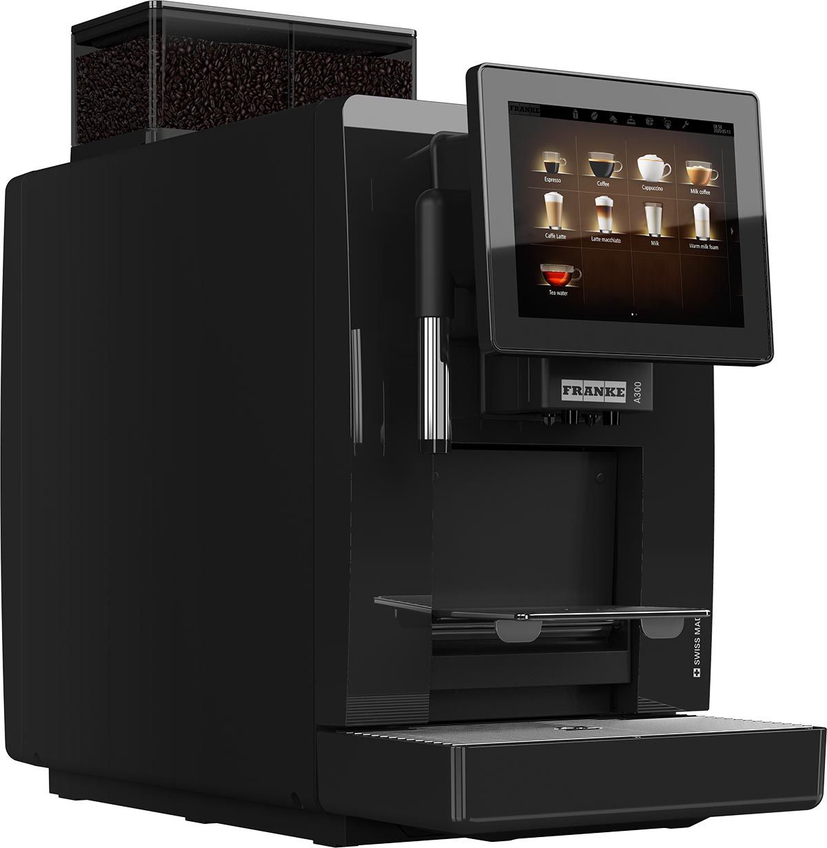 Franke Kaffeevollautomat A300 MS seitliche Ansicht