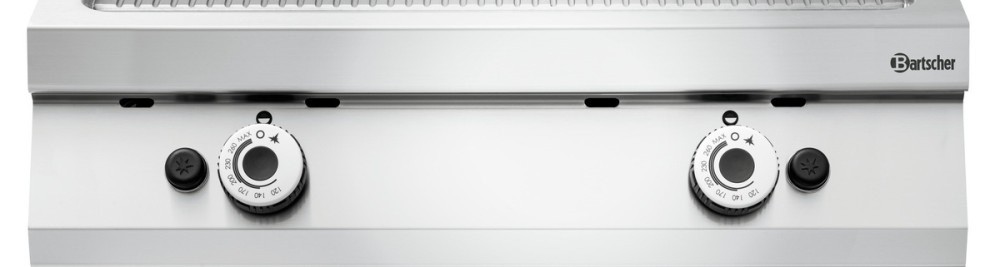 Bartscher Gas-Griddleplatte, gerillt, OU