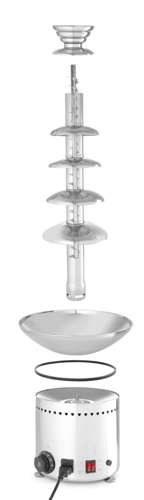 HENDI Schokoladenbrunnen mit 6 Ebenen