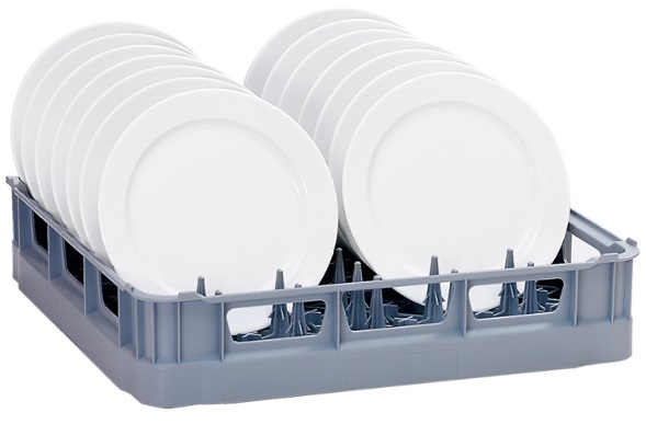 winterhalter Tellerkorb - 500 x 500 mm - 9 Stellreihen