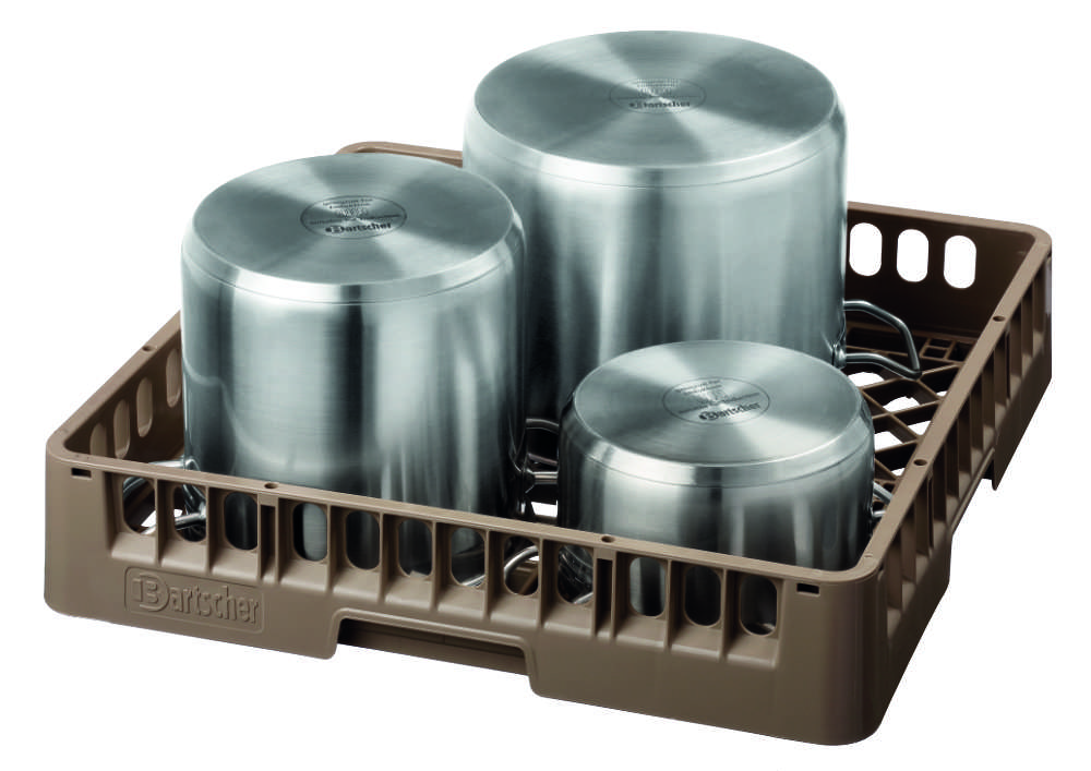 Bartscher Geschirrkorb 500x500x100 bestueckt