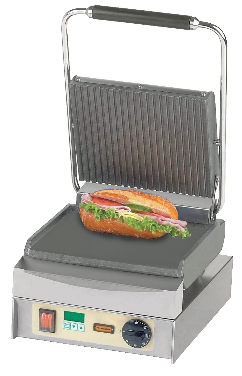 Neumärker Kontaktgrill Panini Master geriffelt/glatt