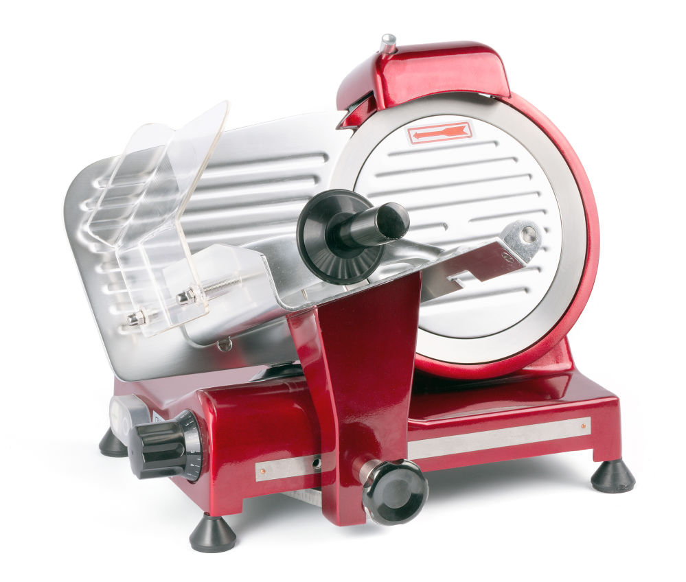 HENDI Aufschnittmaschine Profi Line 220 rote Sonderedition