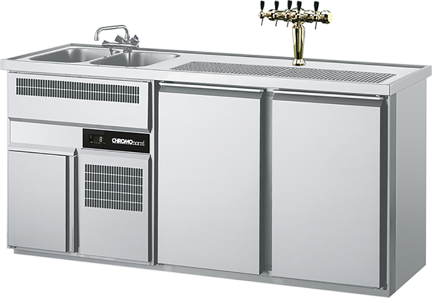 Chromonorm Biertheke 2T - 2 Becken